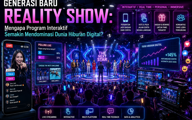Generasi Baru Reality Show: Mengapa Program Interaktif Semakin Mendominasi Dunia Hiburan Digital?